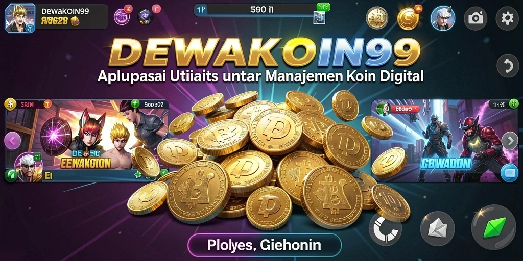 Tampilan antarmuka utama DEWAKOIN99 yang sederhana dan fungsional.