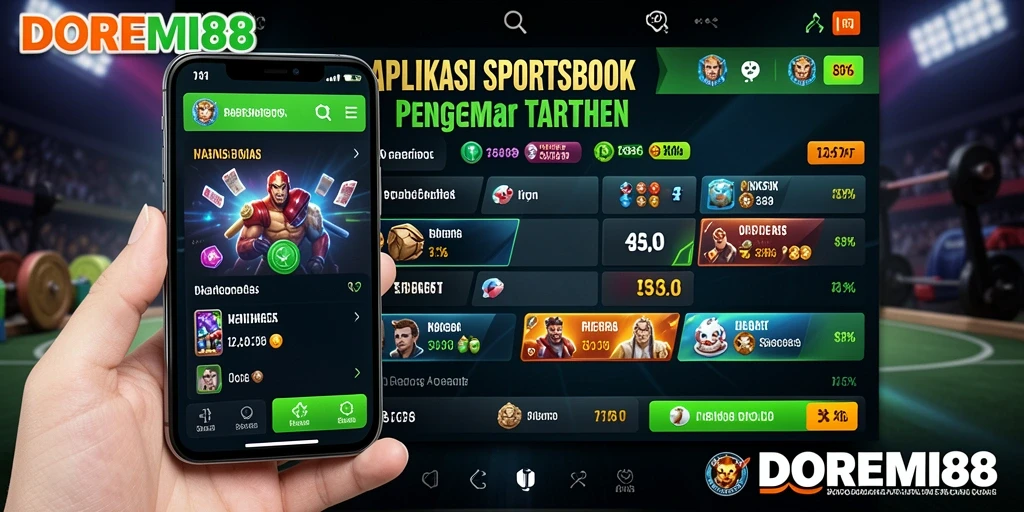 Tampilan menarik dari gameplay Sportsbook DOREMI88 yang mendebarkan.