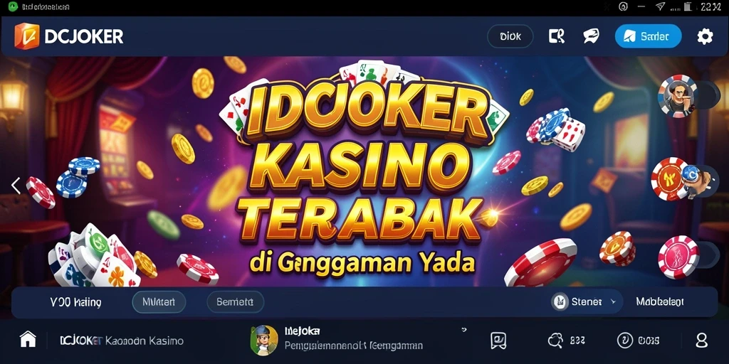Tampilan gameplay menarik dari IDCJOKER dengan berbagai pilihan permainan kasino.