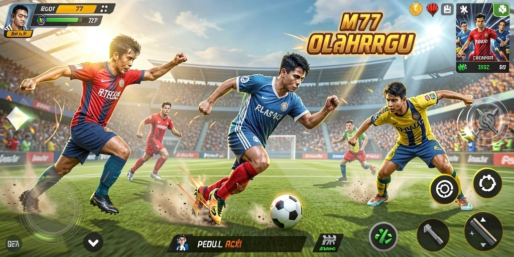 Tampilan menarik dari gameplay olahraga di MT777.