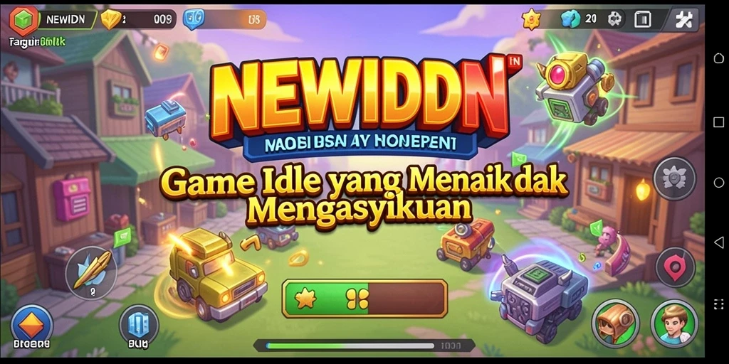 Screenshot NEWIDN menampilkan gameplay yang menarik dan penuh warna.