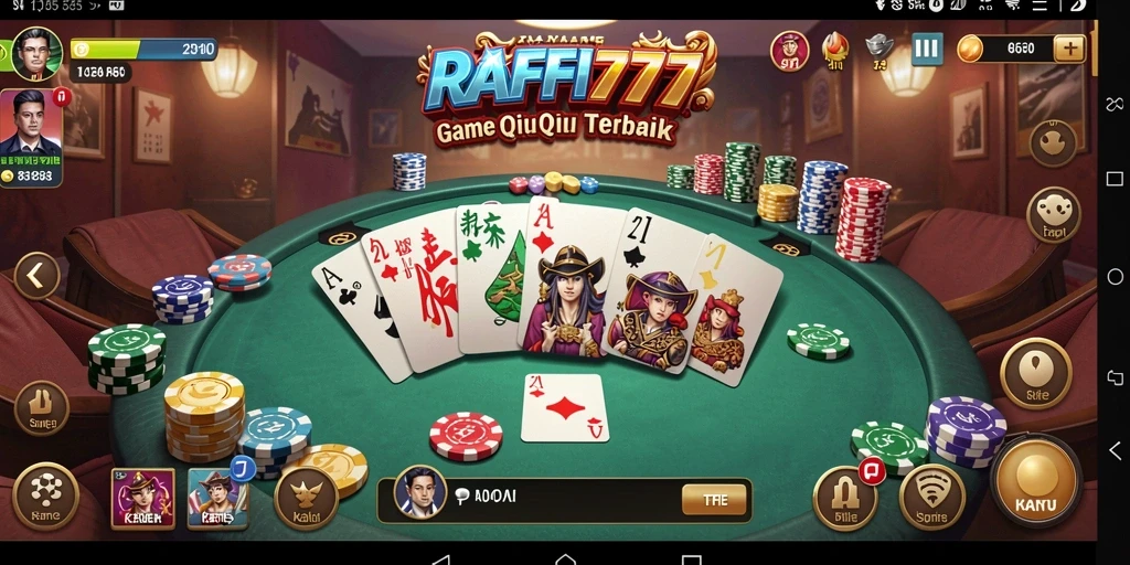 Gameplay RAFFI777 yang menarik dan seru di dalam permainan QiuQiu.