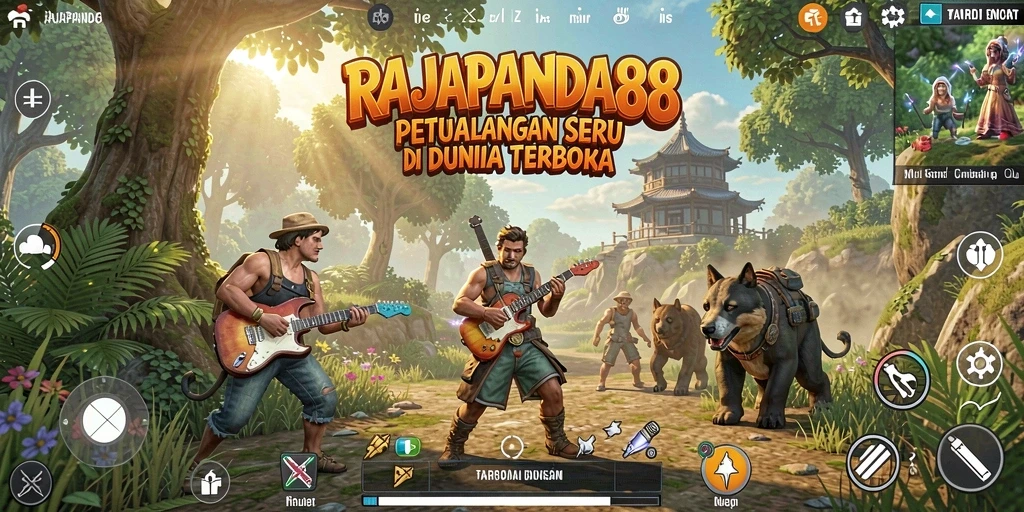 Tampilan menarik dari gameplay RAJAPANDA88 dalam dunia terbuka.