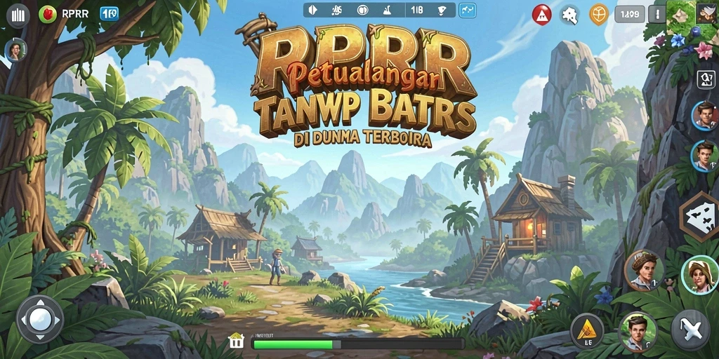 Tampilan gameplay menakjubkan dalam dunia terbuka yang dinamis.