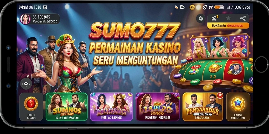 Screenshot gameplay SUMO777 menunjukkan pengalaman Kasino yang mengasyikkan.