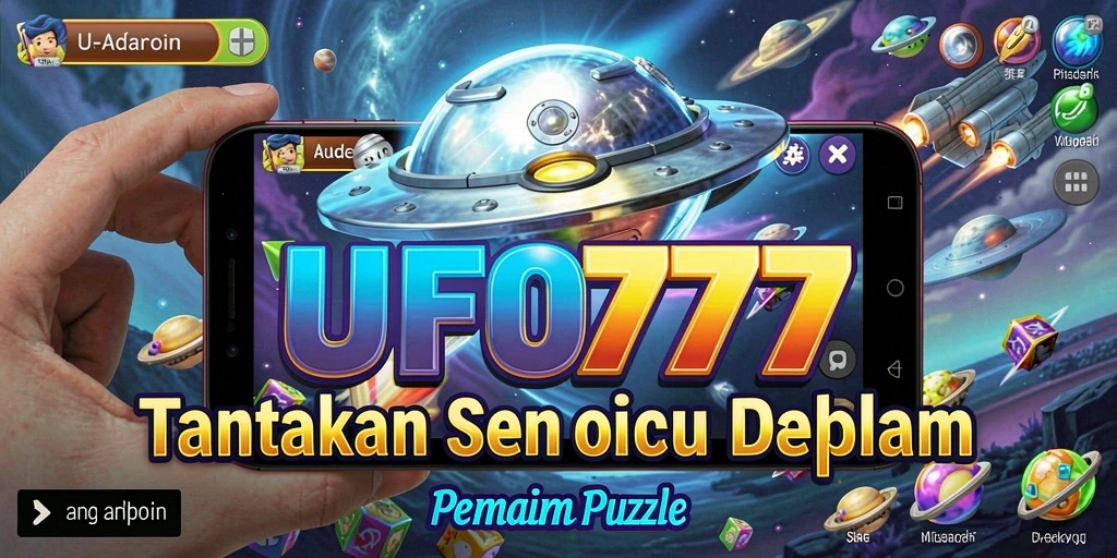 Screenshot utama UFO777 menampilkan gameplay seru dan penuh warna dari tantangan Puzzle.