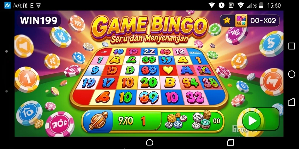Tampilan gameplay Bingo yang seru dan interaktif di WIN199.