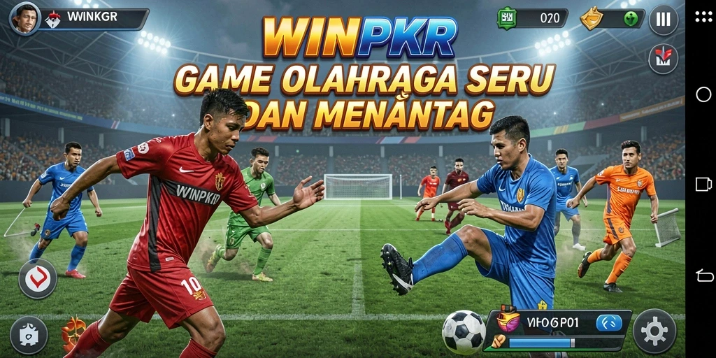 Tampilan gameplay seru di WINPKR dengan pemain aktif.